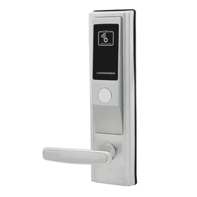 ZKTECO LH3600L - Cerradura Izquierda para Hotel con Tecnología Mifare 13.56 MHz, Compatible con Puertas de 35 a 55 mm de Grosor, Estándar Americano, con 5 Pestillos de Seguridad image 4