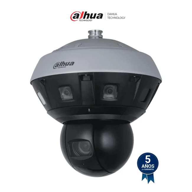 DAHUA DH-PSDW81642M-A360-D440 - Cámara IP panorámica multisensor 8x2MP, PTZ de 40x zoom óptico y 4MP, con tecnologías WizMind, Starlight, Smart Tracking, IR 400m, H.265, certificación IP66, entradas y salidas de audio (2) y alarma (7)