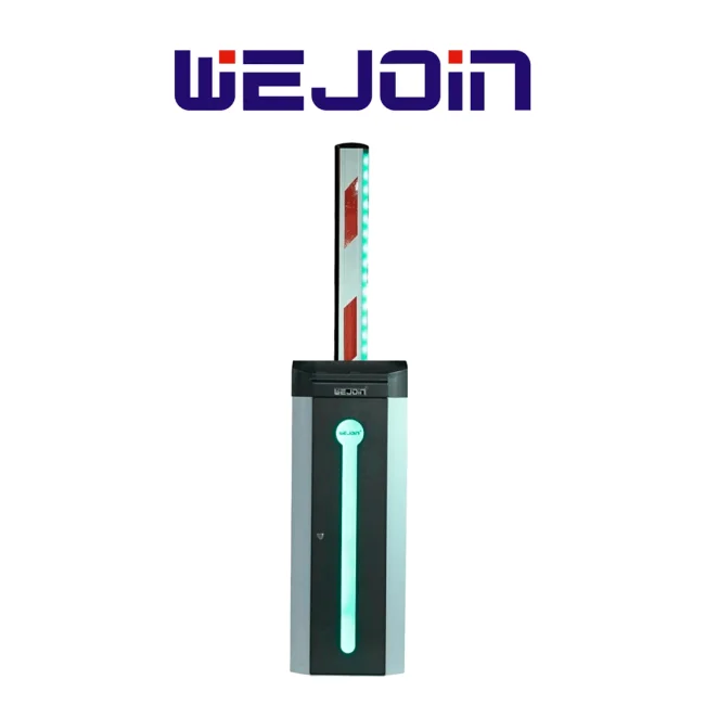 WEJOIN WJCB120VFIR33LED - Barrera Vehicular Derecha con Led / Alto flujo / Motor 24 VDC / Brazo Rectangular de 3 Metros / Velocidad 3 Segundos / Dirección Ajustable