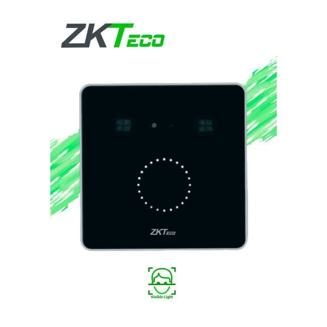 ZKTECO KF1100 - Lector de autenticacion facial SIN CONTACTO / 1500 Rostros / 100,000 Registros / TCP/IP / Wiegand / RS485 / Requiere panel de control de Acceso ZK o DM10