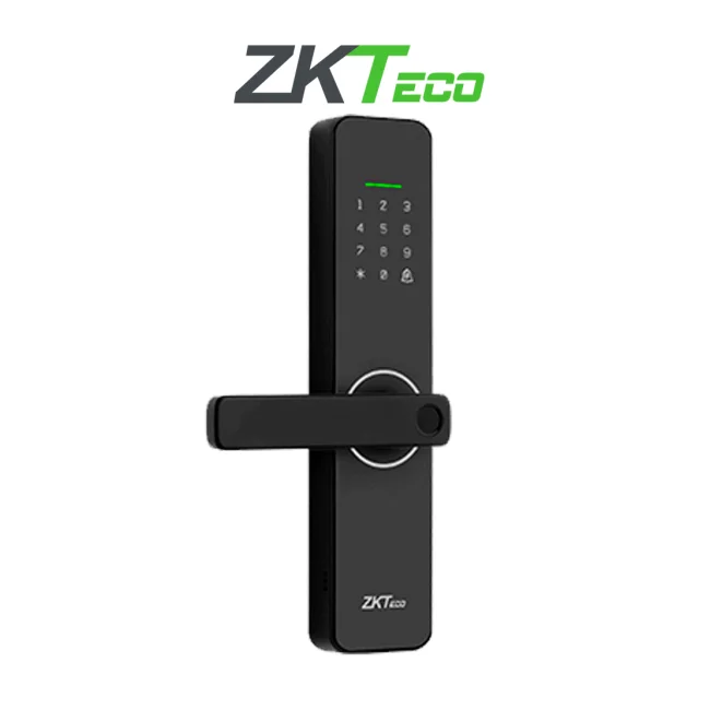 ZKTECO ML100 - Cerradura inteligente bidireccional con sensor de huella digital / Codigos aleatorios con app / 300 usuarios / WiFi / Compatible con ZSmart