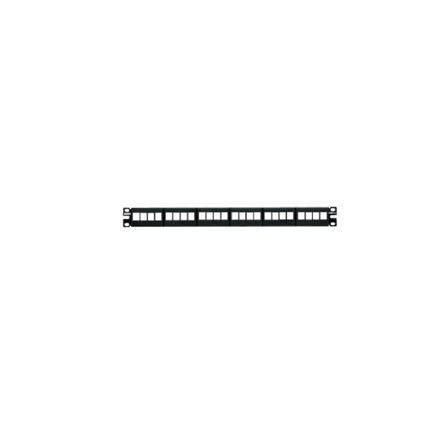 Panduit 24-port Modular Patch Panel 6 Removable Faceplates 1U image 2