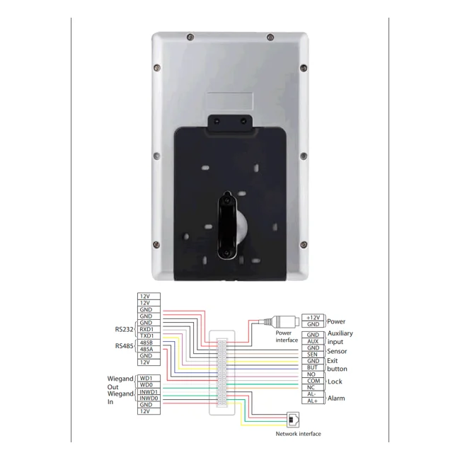 ZKTECO ProFace X- Terminal de Control de Acceso con Reconocimiento Facial/ para Exterior de -30° hasta 60°/ 30,000 Rostros/ 50,000 Tarjetas RFID 125 Khz/ 8 Pulgadas/ IP68/ IK04/ Serie Visible Light image 4