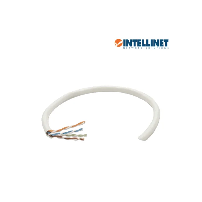 Intellinet BOBINA CABLE UTP DE RED CAT6 CCA ROLLO 305M SOLIDA GRIS, PyME