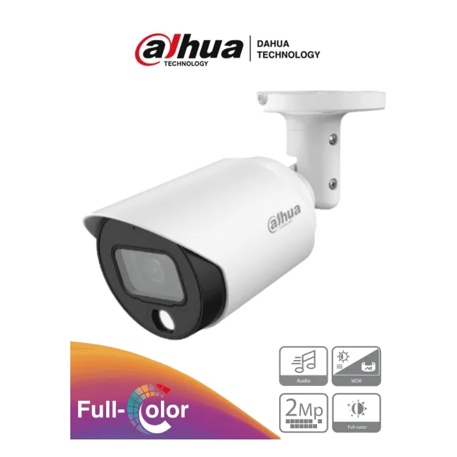 Dahua Technology Lite DH-HAC-HFW1239TN-A-LED-0360B cámara de vigilancia Bala (forma) Cámara de seguridad CCTV Interior y exterior 1920 x 1080 Pixeles Techo/pared/Tubo