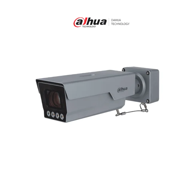 DAHUA ITC431-RW1F-IRL8 - Cámara IP LPR 4 MP/ Monitoreo inteligente del tráfico/detección de vehículos (tipo, color, marca)/ Iluminación 23 m–30 m/ Lente motorizado 10 mm–50 mm/ Captura hasta 180km/ IP67/ PoE/ IK10