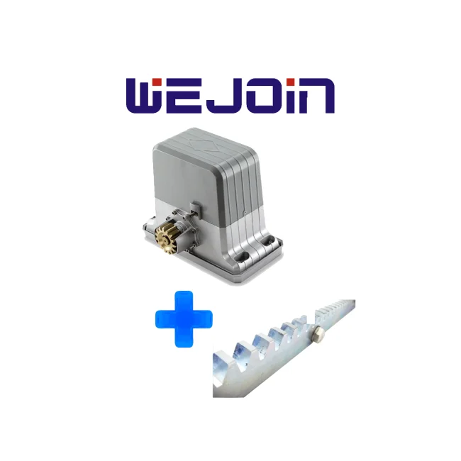 WJPKM202P - Paquete de Motor para portón deslizante o corredizo / Soporta hasta 1800 kg / Incluye motor modelo WJPKMP202 / 3 metros de cremallera modelo WJKJCT y accesorios de fijación
