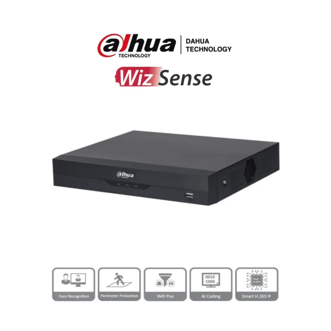 Dahua Technology XVR5116HS-I3 videograbadora digital Negro