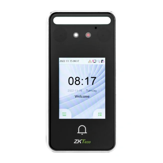 ZKTECO SpeedFaceV3LITE - Control de Acceso y Asistencia Visible Light con Autenticación Facial (500 Rostros), Tarjeta ID 125 KHz (3000), Registro de 200,000 Eventos, IP65 y Conectividad TCP/IP image 2