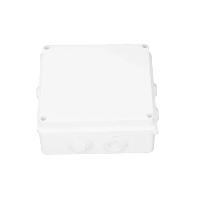 SAXXON PB150 - Caja de conexiones con 8 entradas / PVC libre de halógenos / Compatible con cámaras Bullet / Domo / Dimensiones 150 x 150 x 70 mm (Ancho x Alto x Fondo) / IP55