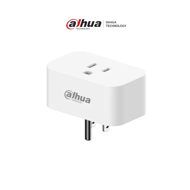 DAHUA DHI-ICS2-W2 - Enchufe inteligente, Automatización de encendido y apagado, LED indicador, Protege contra: sobrecorriente, sobretensión y sobrecalentamiento, App DMSS, Frecuencia 433 MHz, Tecnología: AirShield, Compatible con HUB 1.0 y HUB 2.0