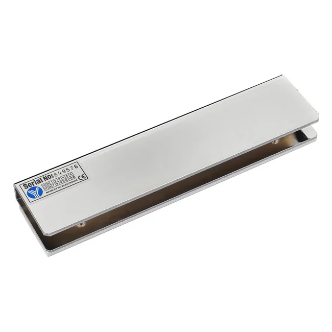 YLI MBK280UL - Soporte de Fijación tipo U para Puerta de Vidrio sin Marco / Compatible con Cerradura Magnética YM280NLED image 2