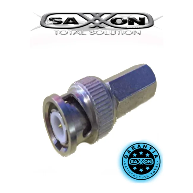 Saxxon PSUBR10RG59 conector BNC Acero image 2