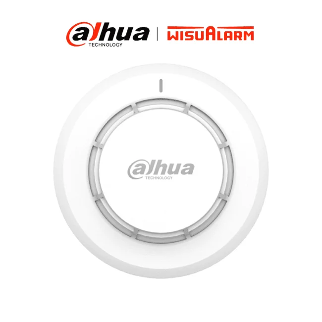 DAHUA WISUALARM DHI-HY-C134 - Detector convencional de Humo de 4 hilos, Sistema inteligente de limpieza, Hasta 150 m² de cobertura, Resistente a la corrosión, Compatible con Panel Convencional de 8 zonas
