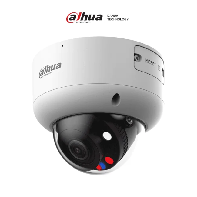 DAHUA DH-IPC-HDBW3849R1-ZAS-PV-S5 -Cámara IP Domo 8MP, TiOC y WizSense, lente motorizado 2.7-13.5mm, 40m con IR, audio bidireccional, iluminadores duales, entradas/salidas larma y audio, disuación activa, AcuPick, IP66, Antivandálica