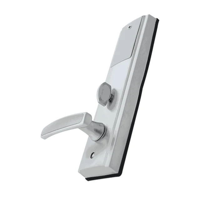 ZKTECO LH3600L - Cerradura Izquierda para Hotel con Tecnología Mifare 13.56 MHz, Compatible con Puertas de 35 a 55 mm de Grosor, Estándar Americano, con 5 Pestillos de Seguridad image 3