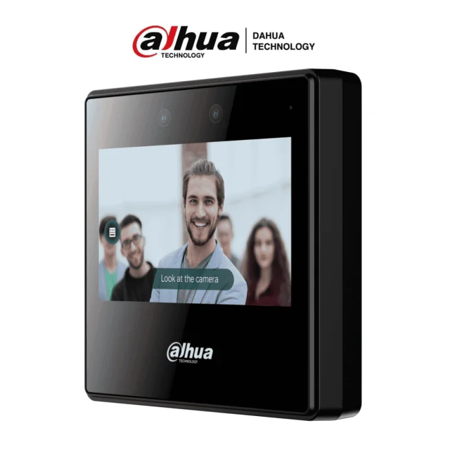 Dahua Technology DHI-ASA3223A-W lector de control de acceso Terminal de reconocimiento facial Negro