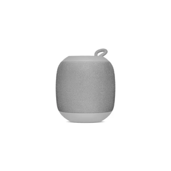 BOCINA PORT&Aacute;TIL INAL&Aacute;MBRICA 360&ordm;, BLUETOOTH, RADIO FM, PUERTO USB Y MICRO SD, GRIS