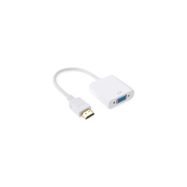 BRobotix 110910 cambiadores de género de cables HDMI VGA Blanco