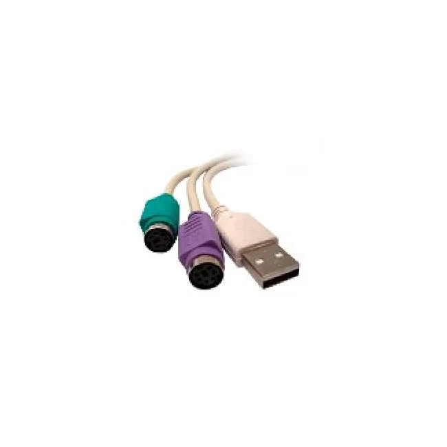 CONVERTIDOR USB A PS2 2 PUERTOS COLOR BEIGE