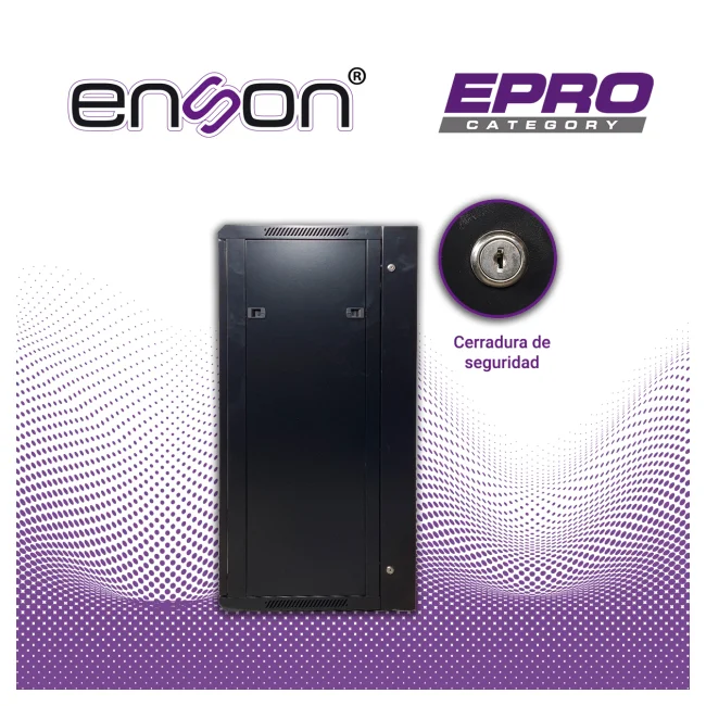 Enson ENS-RKGU22PRO armario rack 22U Rack o bastidor independiente Negro image 14