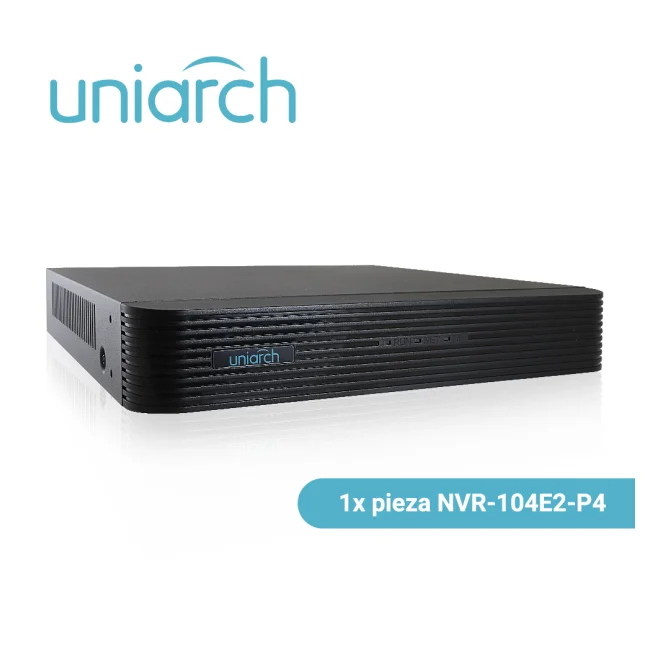 KIT UNIARCH TURRET 2MP / 4 CÁMARAS TIPO TURRET IPC-T122-APF28-E CON LENTE FIJO 2.8 MM / ULTRA 265 / 3-AXIS / DWDR / 2D/3D DNR / MICROFONO INTEGRADO/ IR 30 M / IP67 / 1 NVR-104E2-P4 Y 4 CABLES PREARMADOS image 4