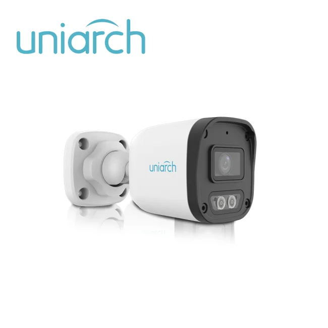 CAMARA IP BULLET UNIARCH IPC-B132-AF28-DL-ECO / 2MP / LENTE 2.8MM / DNR / IR30M / DUAL-LIGHT / MICROFONO-INTEGRADO / HUMAN-BODY-DETECTION 2.0 / ONVIF / 3-AXIS / IP67 / GRAFENO+PLASTICO / ULTRA265 /