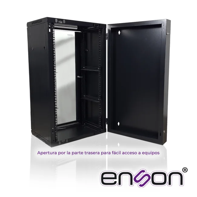 Enson ENS-RKGU22PRO armario rack 22U Rack o bastidor independiente Negro image 9