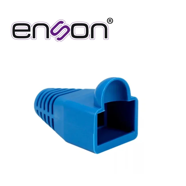 BOTA PLASTICA AZUL ENSON CAPUCHON PARA PROTECCION DE PLUG RJ45 PARA CABLE DE 6MM image 2