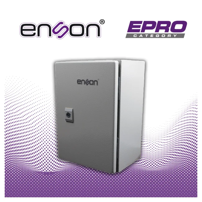 GABINETE DE ACERO ENSON ENS-NEM315 MONTAJE EN PARED / MEDIDAS 300MM ALTO × 200MM ANCHO × 150MM PROFUNDIDAD / CUERPO Y PUERTA DE 1.2 MM DE ESPESOR / PLACA DE MONTAJE GALVANIZADA DE 1.5 MM / GRADO DE PROTECCION IP66 / RESISTENCIA MECANICA IK10 / INCLUYE PLACA DE MONTAJE - SISTEMA DE CIERRE - JUNTA DE SELLO Y ACCESORIOS DE FIJACION