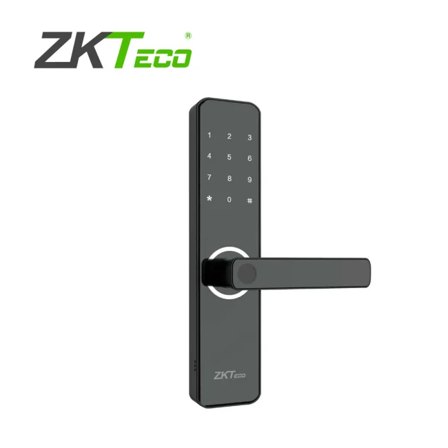 ZKTECO ML100 - Cerradura inteligente bidireccional con sensor de huella digital / Codigos aleatorios con app / 300 usuarios / WiFi / Compatible con ZSmart