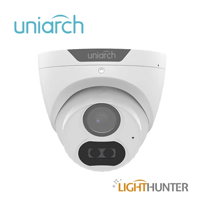 CAMARA ANALOGICA LIGHTHUNTER TURRET UNIARCH UAC-T122-AF28LM / UAC-T122-AF28LM-H / 2MP / AHD/TVI/CVI/CVBS / LENTE FIJO 2.8 MM / 12 VCD / IP67 / IR 20M / DWDR / MENU OSD / MICROFONO INTEGRADO / DEFOG / 3 AXIS / INTERIOR / EXTERIOR / METAL PLASTICA image 2