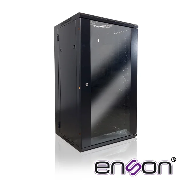 Enson ENS-RKGU22PRO armario rack 22U Rack o bastidor independiente Negro image 4