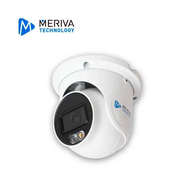 CAMARA HD TURRET MERIVA TECHNOLOGY MDL-3202A / 2 MP / AHD/TVI/CVI / 2.8 MM / ILUMINACION DUAL (20 - 30M IR / 20M LUZ CALIDA) / IP67 / METALICA / 12 VCD / COC / MICROFONO INTEGRADO / AUDIO POR COAXIAL O UTP (SOLO POR TVI) / IMAGEN A COLOR 24/7