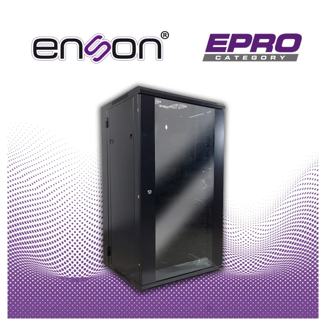 Enson ENS-RKGU22PRO armario rack 22U Rack o bastidor independiente Negro image 12