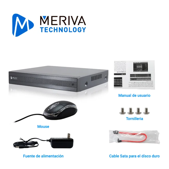 Meriva Technology MXVR-5108A videograbadora digital Negro image 8