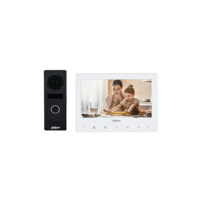 Dahua Technology DHI-KTA02M sistema de intercomunicación de video 1.3 MP 17.8 cm (7") Negro, Blanco