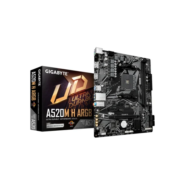 GIGABYTE A520M H ARGB placa base AMD A520 Enchufe AM4 Micro ATX
