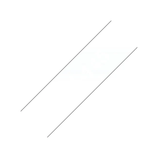 Brother TZE-145 cinta para impresora de etiquetas Blanco sobre transparente