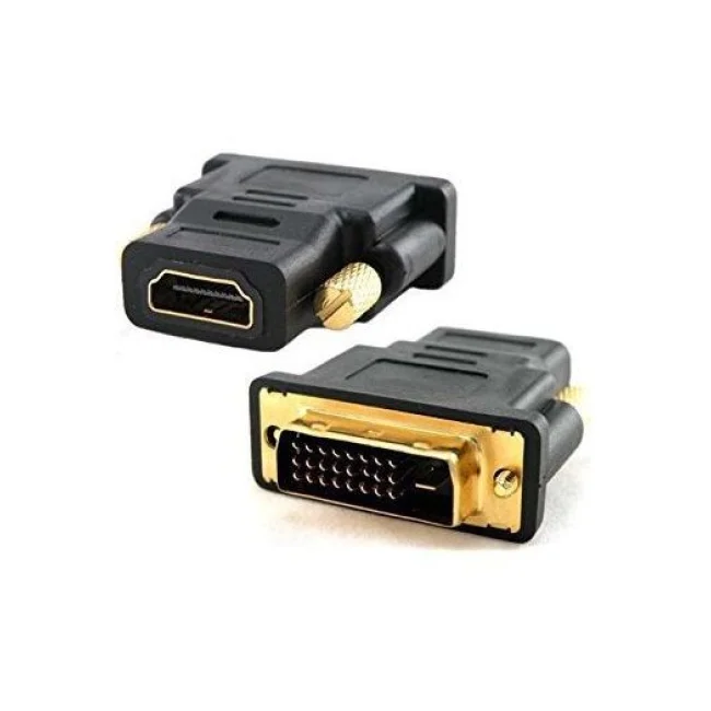 BRobotix 103750 cambiadores de género de cables DVI-D HDMI Negro