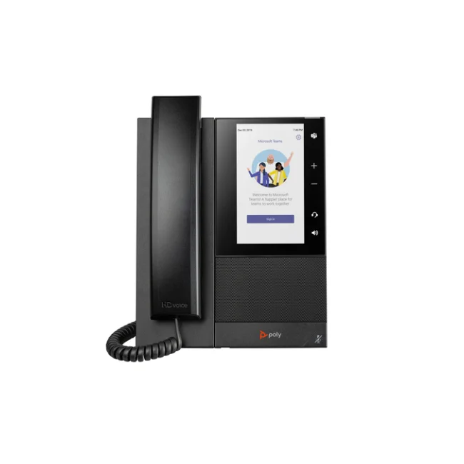 HP Poly Teléfono multimedia empresarial Poly CCX 505 para Microsoft Teams y habilitado para PoE
