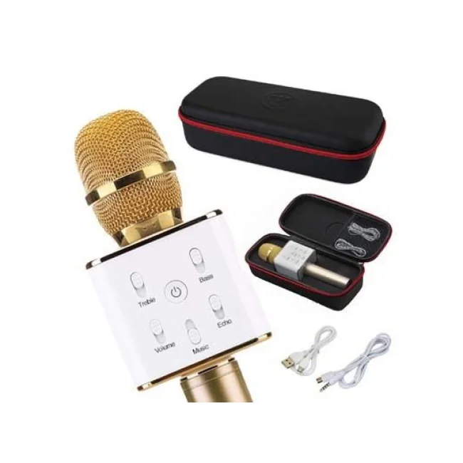 BRobotix 832467 micrófono Oro Micrófono para karaoke