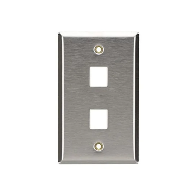 BRobotix 170902 placa de pared o cubierta de interruptor Acero inoxidable