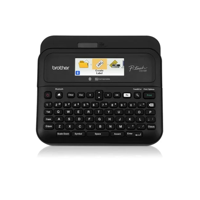 Brother PTD610BT impresora de etiquetas Transferencia térmica 180 x 360 DPI 30 mm/seg Inalámbrico y alámbrico TZe Bluetooth QWERTY