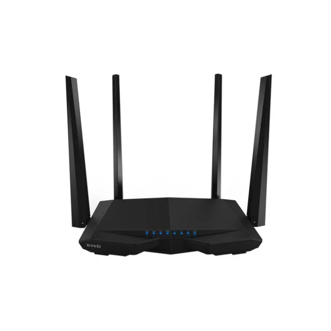 Tenda AC6 router inalámbrico Ethernet rápido Doble banda (2,4 GHz / 5 GHz) Negro