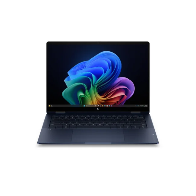 HP E31GWAT laptop Copilot+ PC 358H Híbrido (2-en-1) 35.6 cm (14") Pantalla táctil WUXGA 32 GB LPDDR5x-SDRAM 1 TB SSD Wi-Fi 7 (802.11be) Windows 11 Pro Azul