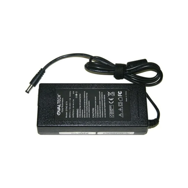 Ovaltech OTAC-E73 cargador de dispositivo móvil Computadora portátil Negro Corriente alterna Interior