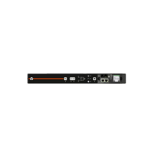 Vertiv Geist AU03E1R5-12CF17-1C14C14A900-D unidad de distribución de energía (PDUs) 10 salidas AC 1U Negro