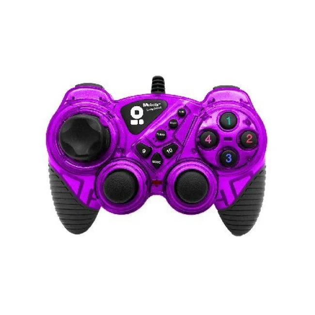 BRobotix 751899M control de juego Púrpura USB 2.0 Gamepad PC, Playstation 3