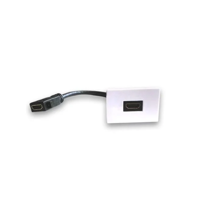 BRobotix 938917 cable HDMI HDMI Tipo A (Estándar) Negro, Blanco